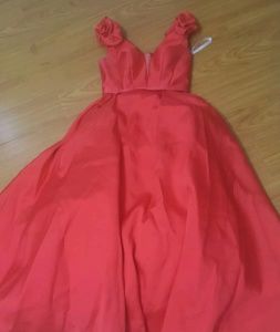 JOVANI Red Long Dress